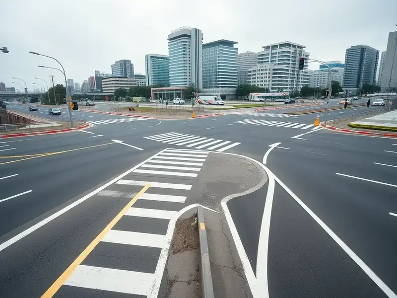 都市道路改修工事