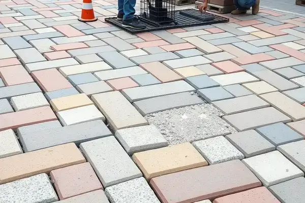 インターロッキング施工